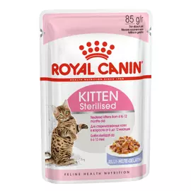 корм для котят ROYAL CANIN в желе 85г 6-12мес. для стерилизованных