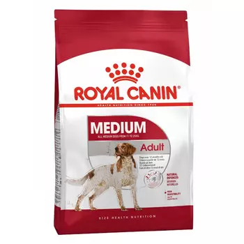 корм для собак ROYAL CANIN MEDIUM ADULT 3кг 1-7лет для пород средних размеров