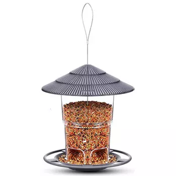 кормушка для птиц 17х17х14см пластик