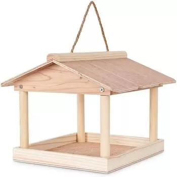 кормушка для птиц 24,5х24,5х19см дерево