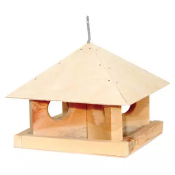 кормушка для птиц Шатер 24х24х18см дерево