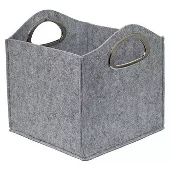 короб для хранения eva HOME SILVER с ручками 310х310х320мм 24л