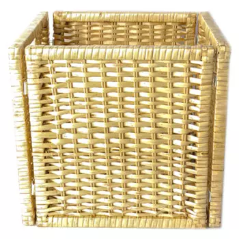 короб плетеный TODELIA Withers 320х320х340мм дерево бежевый