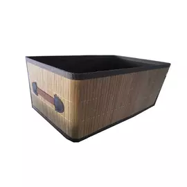 короб складной, 240x160x140 мм, натуральный, бамбук