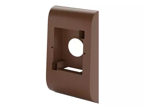 коробка инсталляционная для плинтуса ПВХ SALAG NGF 56мм Коричневая