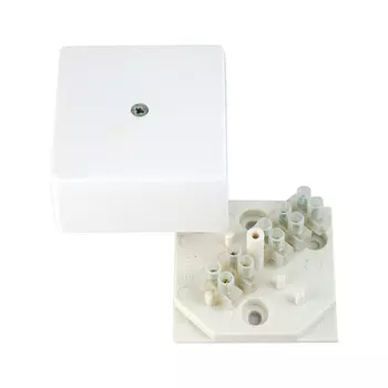 коробка монтажная HEGEL 60х60х30мм IP20 с клеммником белый