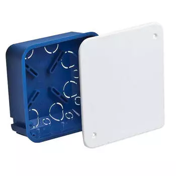 коробка распределительная TYCO в кирпич и бетон 100х100х45мм скрытая с крышкой