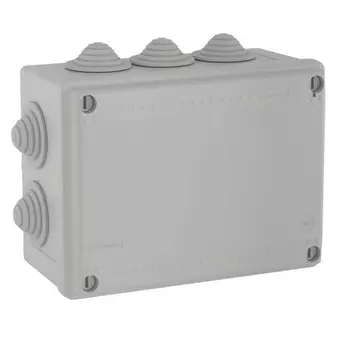 коробка разветвительная о/у IP55 150х110х70 10 вводов серый