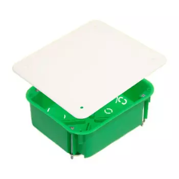 коробка разветвительная, под гипрок, 120х100х50 мм, с крышкой