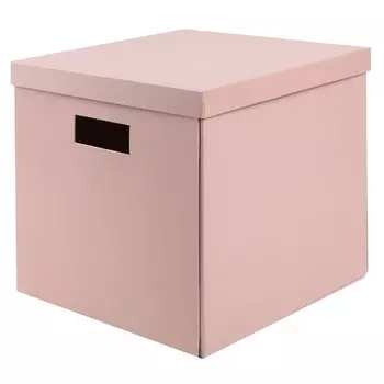 коробка складная 310x310x300мм картон розовый