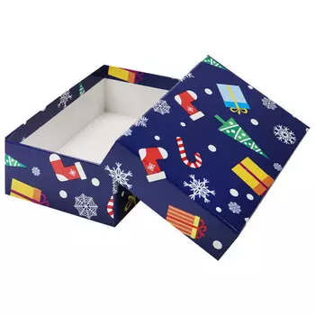 коробка упаковочная прямоуг. Новогоднее чудо 23х16х9,5см