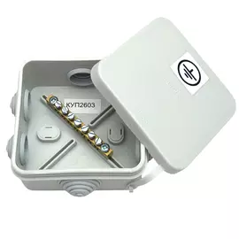 коробка уравнивания потенциалов Hegel открытая 85х85х40 серый