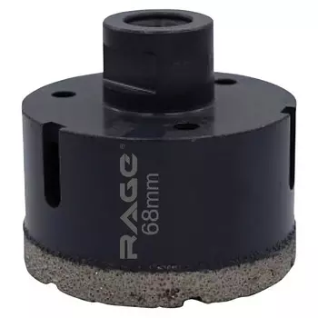 коронка алмазная для УШМ по керамике RAGE by VIRA 68мм