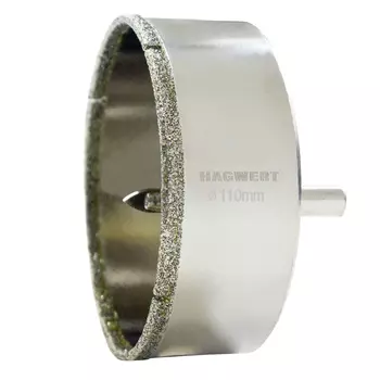 коронка алмазная HAGWERT, 110 мм, с центрирующим сверлом
