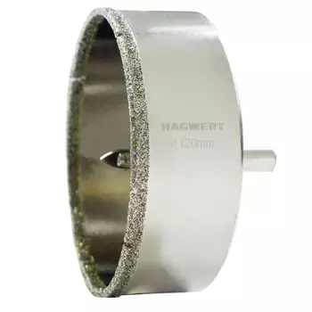 коронка алмазная HAGWERT 120мм с центрирующим сверлом