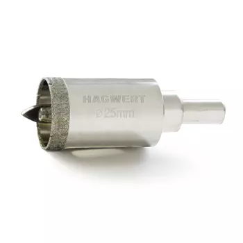 коронка алмазная HAGWERT 25мм с центрирующим сверлом