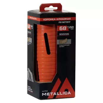 коронка алмазная METALLICA Ultra по бетону 68x150мм
