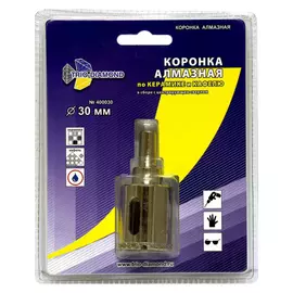 коронка алмазная TRIO-DIAMOND, 30 мм, со сверлом