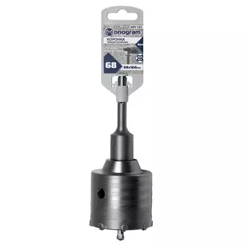 коронка твердосплавная MONOGRAM 68х50/160мм