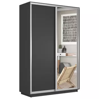 корпус шкафа-купе Экспресс 1200х2200х600мм серый диамант