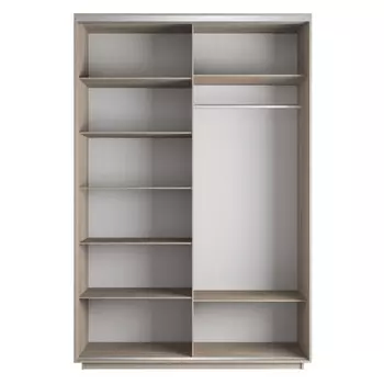 корпус шкафа-купе Экспресс 1400х2200х600 Ясень Шимо Светлый/ЛДСП