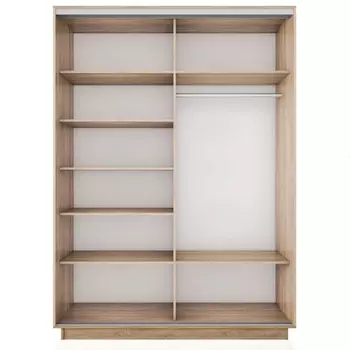 корпус шкафа-купе Экспресс 2 1400х2200х600мм ясень шимо светлый ЛДСП