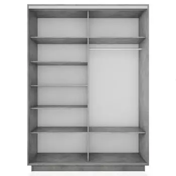 корпус шкафа-купе Экспресс 2 1600х2200х600мм бетон ЛДСП