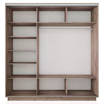 корпус шкафа-купе Экспресс 2 1800х2200х600мм дуб табачный ЛДСП