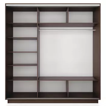 корпус шкафа-купе Экспресс 2 1800х2200х600мм венге ЛДСП