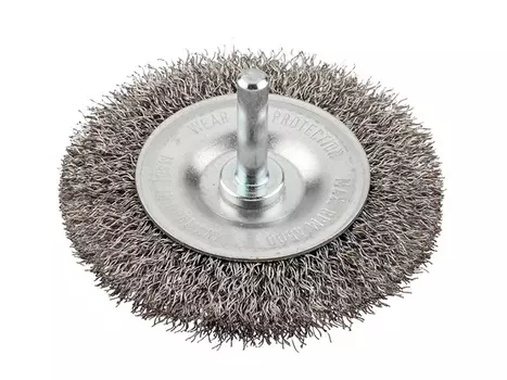 корщетка для дрели KWB 75мм дисковая мягкая