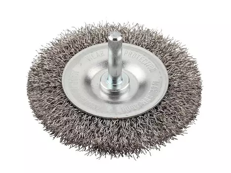 корщетка для дрели KWB 75мм дисковая жесткая