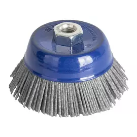 корщетка для УШМ ПРАКТИКА, 100 мм, чашеобразная