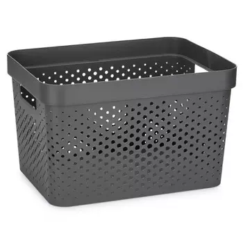 корзина CURVER Infinity 36х27х22см 17л пластик темно-серый