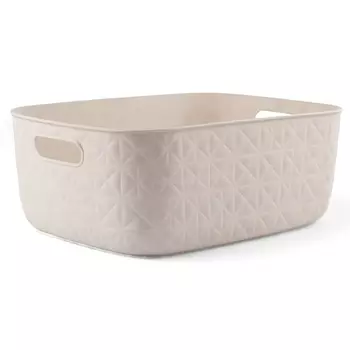 корзина CURVER Softex M 38х28х14см 12,5л пластик бежевый