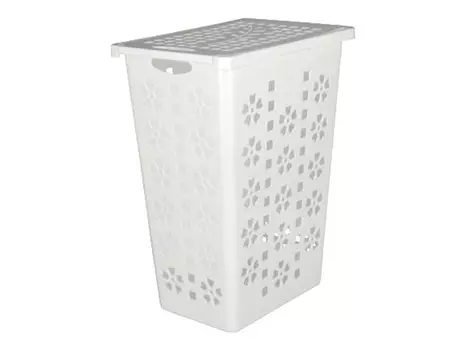 корзина для белья Виолетта 30л пластик