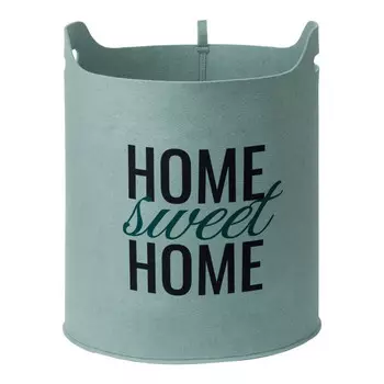 корзина для белья eva HOME 400х320х440мм 32л мятный