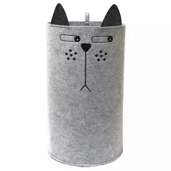 корзина для белья eva HOME Котяра 300х300х480мм 29л