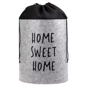 корзина для белья eva HOME на завязках 400х320х480мм 42л