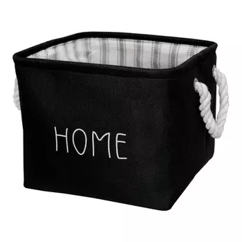 корзина для хранения LIS-46L Black 280x280x230мм черная полиэстер