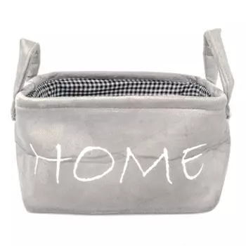 корзина для хранения TODELIA Gate 260х160х120мм полиэстер/металл серая