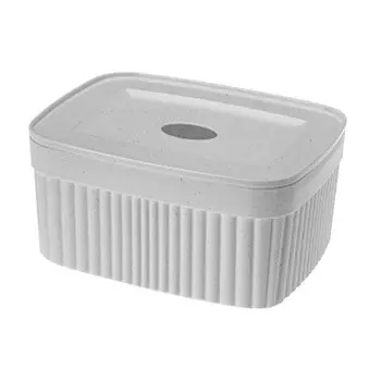 корзина ECONOVA Velvet 15x11,5x7см 0,9л с крышкой пластик