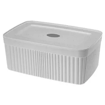 корзина ECONOVA Velvet 23x15x9см 2,5л с крышкой пластик