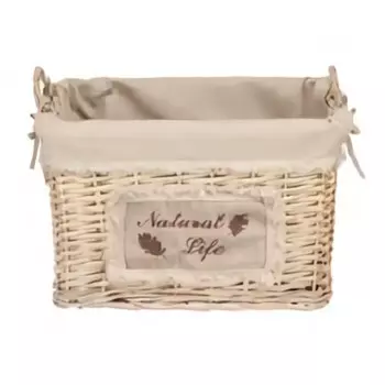 корзина плетеная 29х19х22 см натуральный ива