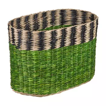 корзина плетеная MOROSHKA TamTam 17x15x25 водоросли мультиколор