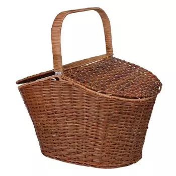 корзина плетеная Пикник 13,02л лоза с крышкой