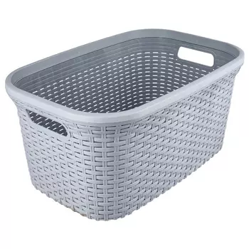 корзина ПОЛИМЕРБЫТ Артлайн 53,5х35,5х25см 32л овальная пластик