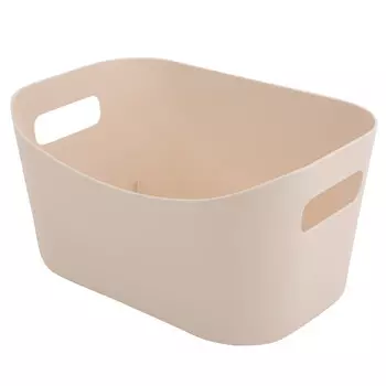 корзина TODELIA 30,5х19,5х16см 9,7л с ручками пластик бежевая