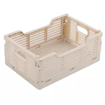 корзина TODELIA складная 22х15х9см 3л пластик бежевая