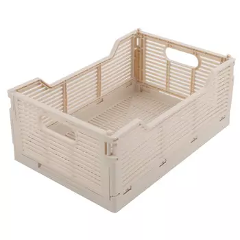 корзина TODELIA складная 30,5х20,5х12,5см 7,8л пластик бежевая