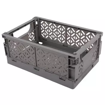 корзина TODELIA складная 35х23,5х14см 10л пластик серая